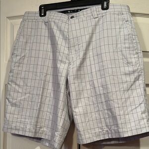 Calloway X-Series- Men's Gray Plaid Shorts